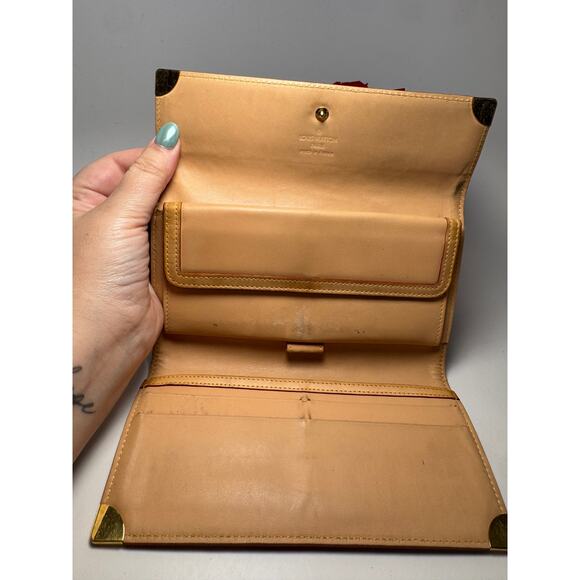 Louis Vuitton Multicolor Monogram Porte Tressor Trifold Wallet Black Wallet - Picture 4 of 16